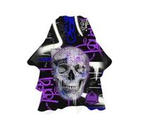 Eurostil Purple Skull Capa Con Cuello De Neopreno 1Un