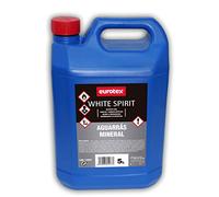 EUROTEX Disolvente White Spirit, Aguarrás mineral incoloro para pinturas sintéticas, barnices o pinturas al óleo - 5 Litros