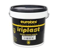 EUROTEX Pintura Blanca para Interior y Exterior acabado Mate - Iriplast Ext-Int Profesional - Película resistente a la intemperie y a los rayos ultravioleta - Formato 5 Kg