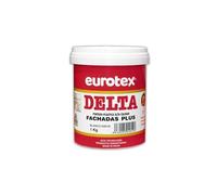 EUROTEX Pintura exterior Delta Fachadas Plus color Blanco Roto, Formato - 1 Kg.