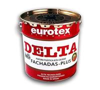 EUROTEX Pintura fachadas delta plus al agua color rojo maestranza 5 kilos