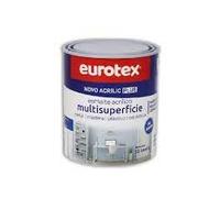 EUROTEX Pintura mate para azulejos de baños y cocinas multisoporte 750 ml - (Blanco mate) Multisuperficie Ceramica-Madera-Plastico-Metal Al Agua