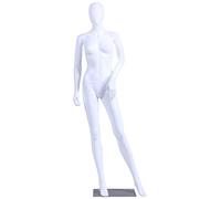 Eurotondisplay Nuevo Mujer Maniquí femenino movible mate blanco (Mujer FC-4W)