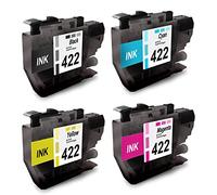 Eurotone 4 cartuchos LC422XL compatibles con Brother LC 422XLVAL sustituye MFC-J 5340 DW MFC-J 5340 DWE Ecopro MFC-J 5345 DW MFC-J 5740 DW MFC-J 6540 DW MFC-J 6590 DW MFC-J 6940 DW Value Pack