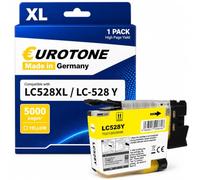Eurotone LC528XL Cartuchos de impresora compatibles con Brother LC 528 Amarillo Cartucho para Brother LC528 528 LC-528XLY para Brother MFC-J6760DW MFC-J6960DW MFC-J6975DW MFC-J6977DW Impresora