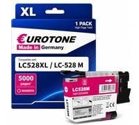 Eurotone LC528XL Cartuchos de impresora compatibles con Brother LC 528 Rojo Cartucho para Brother LC528 528 LC-528XLM para Brother MFC-J6760DW MFC-J6960DW MFC-J6975DW MFC-J6977DW Impresora (Magenta)
