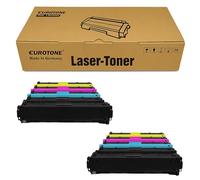 Eurotone Tóner compatible con HP LaserJet Pro CM1411 CM1412 CM1413 CM1415 CM1416 CM1417 CM1418 sustituye a CE320A-23A 128A con un 25% más de potencia