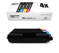 Eurotone - Tóner para Kyocera ECOSYS P6021cdn, FS-C5150DN - sustituye a TK-580 cartouchen - Compatible Remanufacturado Premium Alternative - Non OEM consommables e. 4er Set