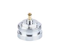 Eurotronic 700100 Adaptador Heart metal para termostatos de radiador (adaptador de válvula de radiador, larga vida útil, accesorio para termostato de radiador, conexión: M28 x 1,5 mm)