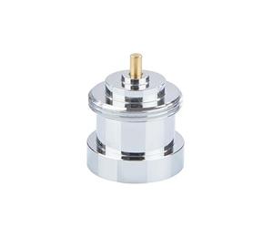 Eurotronic 700117 Pettinaroli, adaptador metálico para termostatos de radiador (adaptador para válvula de radiador, larga vida útil, accesorio para termostato de radiador, conexión: M 28 x 1,5 mm)