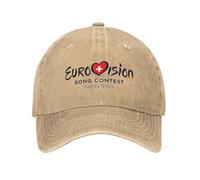 Eurovision Song Contest 2025 Logo Gorra de béisbol Sol Deportes al Aire Libre Ajustable Lavado Hip Hop Sombreros Hombres Adultos Gorras de diseño de Video
