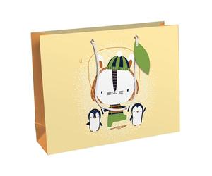Eurowrap 33853-6C - Un lot de 6 Sacs Cadeaux Excellia- Format Shopping - 37,3x11,8x27,5 cm - 210g - Motif : Animaux mignons - Idéal pour : Jeux De Société, Puzzles