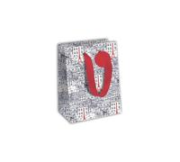 Eurowrap 33871-3C - Un lot de 6 Sacs Cadeaux Excellia- Format Moyen - 21,5x10,2x25,3cm - 210g - Motif : Art, immeubles, Paris - Idéal pour : Livre, Jeu, Petits cadeaux