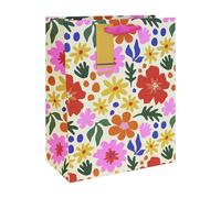 Eurowrap - Bolsa de regalo floral brillante - Bolsas de regalo con certificación FSC - Bolsas de regalo grandes para regalos - Embalaje de regalo multiusos - Aniversario, San Valentín y cumpleaños - 1