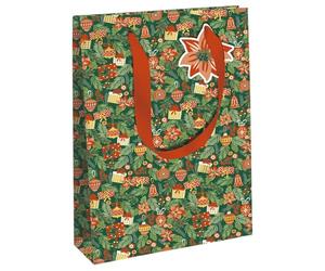 Eurowrap X-34641-2C - Un lot de 6 Sacs Cadeaux Excellia- Format large - 26,5x14x33 cm - 210g - Motif : Sweet Christmas, arbre à cadeaux de Noël - Idéal pour : Jeux De Société, Puzzles, Cadeaux