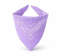 EUROXANTY Bandana 100% Algodón | Pañuelo para el Cuello, Cabeza, Muñeca | Diseño Único | Pañuelos para Moda y Deporte | Lila