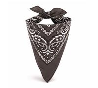EUROXANTY Bandana 100% de algodón, Bandana con estampado Paisley, Pañuelo para hombre y mujer, Pañuelo para la cabeza, Unisex, 53 x 53 cm, 20 Colores Exclusivos, Marrón