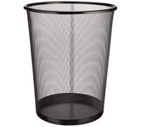 EUROXANTY Cesta de papel | Papelera para reciclaje de papel, cartón 27 x 24 cm | Negro | 10 L