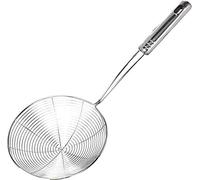 EUROXANTY Espumadera de alambre de acero | Espumadera de acero inoxidable | Colador cocinas | Recoge y escurre | Mango largo para evitar salpicaduras | 17 cm