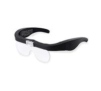 EUROXANTY Lentes de Aumento con Lentes Extraíbles | Luz Led Incorporada | Gafas de Precisión y Reparación | 19 x 17 Centímetros |