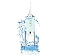 EUROXANTY Limpiador Bucal | Irrigador Dental con 4 Boquillas | Limpieza de los Dientes | Irrigador Bucal de Viaje | Irrigador Bucal y Oral |Limpieza Completa de tu Boca | Led de 3 Intensidades | Verde