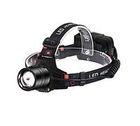 EUROXANTY Linterna de Cabeza con Luz | Linterna Frontal Led | Linterna Cabeza con 1 Foco de Luz | Linterna Modos para Camping | Linterna Frontal con Alta Potencia | Linternas con Modo de Iluminación |