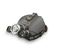 EUROXANTY- Linterna Frontal Led Recargable de Alta Potencia 9000 Lúmenes | con 4 Tipos de Luz Ideal para Camping Pesca Ciclismo Carrera Caza y Más Deportes
