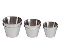 EUROXANTY Molde para Flan Individual de 6 Unidades | Flan Liso y Antiadherente | para Gelatinas y Pastelitos | Redondo | Pack 7, 8 y 9 cm