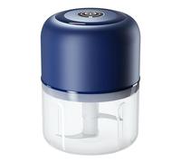 EUROXANTY Picadora de Carne | Licuadora portátil con Batería recargable | Picadora automática para Cebolla, Hielo y Frutos secos | Mini-Picadora eléctrica con Cuchillas de Acero inoxidable (Azul)