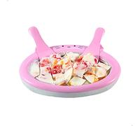 EUROXANTY Plancha para helado | Utensilio para helados | helado frito | Plancha para enfriar | Helados artesanos | Incluye 2 palas | Rosa