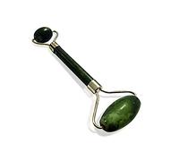 EUROXANTY Rodillo masajeador de piedra de Jade | Piedra para Masaje facial | Contorno de ojos | Piedra de Cuarzo verde | Bienestar y belleza de la piel | Roller