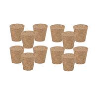 EUROXANTY Tapón de corcho | Tapón para botellas de vino, cerveza, agua | Tapón para aceiteras | Corcho natural |Corcho para manualidades | Modelo 2 12 unidades