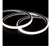 EUROXANTY Tira Led Flexible Neon | Tira led para Empotrar | Con Fuente Alimentación | Led Strip Light | Tira Led Cocina | Neon Flexible Interior | 5 Metros | Blanco