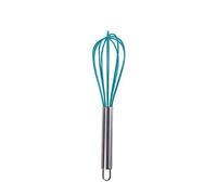 EUROXANTY Varillas cocina manual | Batidor Manual | Utensilio de Cocina | Varilla de Silicona de Colores | Resistentes al Calor | Anti-adherente | 26 cm | Azul