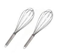 EUROXANTY Varillas de Cocina | Varilla para batir | Batidor Acero Inoxidable | Batidor de Alambre | Bizcochos y Pasteles | Batidor de 30 cms | 2 Unidades