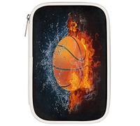 eurwhj Estuche grande para lápices con bordado ucraniano, diseño de rosas, Negro365, Talla única, Negro365