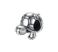 Eusense Abalorios Tortuga Charm 925 Plata Esterlina Compatible con Pandora Pulsera Europeas
