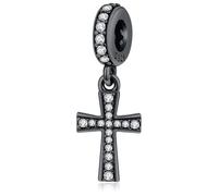Eusense Charm Cruz Pandora Bead Cross Charms 925 Sterling Silver for European Pendant Bracele