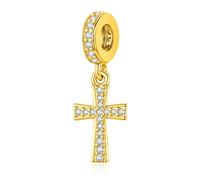 Eusense Pandora Cross Charms Beads Cross Pendant Charm Joyas Regalos para Pulsera y Collar