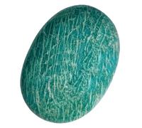 EUSICE - Piedra Natural de Amazonita - Guijarro de Serenidad y Relajación - 100% Artesanal y Hecho a Mano - Amazonita Superior Ética para Litoterapia Bienestar Meditación Yoga - Todos los Niveles