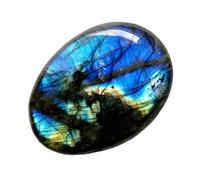 EUSICE - Piedra Natural de Labradorita - Guijarro de Relajación y Antiestrés - 100% Artesanal y Hecho a Mano - Labradorita Superior Ética para Litoterapia Bienestar Meditación Yoga - Todos los Niveles