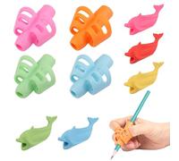 EuSupNova Agarres para Lápices, 9 Piezas Silicona Grips para de Silicona, Herramientas de Corrección de Postura para Aprender a Escribir, Grips para Lápices para Niños, Empuñadura de Lápiz Ergonómico