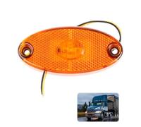 EuSupNova Luz de Posición Lateral 12V compatibile con Remolques, Furgonetas y Camiones, Luz de DelimitacióN Lateral 12V, Advertencia de Seguridad LED, Montaje Roscado, Resistente al Agua y Polvo