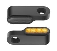 EuSupNova Mini LED 12V Lámpara de Señal de Motocicleta, 2 piezas Señal de Giro de Motocicleta, Indicadores Amarillo LED Luz de Señal de Giro para Scooter Quad Cruiser