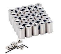 EuTengHao 30 piezas de pines de bloqueo de cerradura de pines de cierre de broche de espalda (9 mm x 5,5 mm, plateado), reemplazo perfecto para Disney Pin de bloqueo de espalda