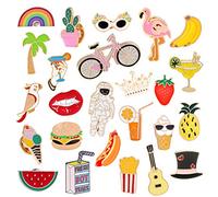EuTengHao - Juego de 25 broches de solapa esmaltados con diseño de dibujos animados para ropa, bolsos, chaquetas, accesorios y manualidades