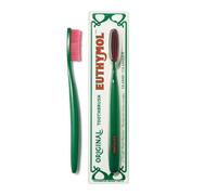 Euthymol Classic Toothbrush, Largo Cabeza llena, Cerdas suaves, Ergonómico de triple curva, Cepillos de dientes manuales, Sensible dientes de encía, Diario Oral Esmalte Cuidado dental