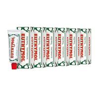 Euthymol Pasta de Dientes Original 75ml | Sabor Refrescante Característico | Tubo de Aluminio | Variantes Individual, Pack de 2 y Pack de 3 y más - Distribuido por Laborawi (6 x 75ml)