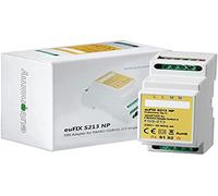 Eutonomy Adaptador eufix para Carril DIN para FIBARO Single Switch sin Botones, euFIX S213NP