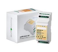 Eutonomy EuFIX Adaptador de Carril DIN para Interruptor Doble FIBARO, sin Botones, S223NP